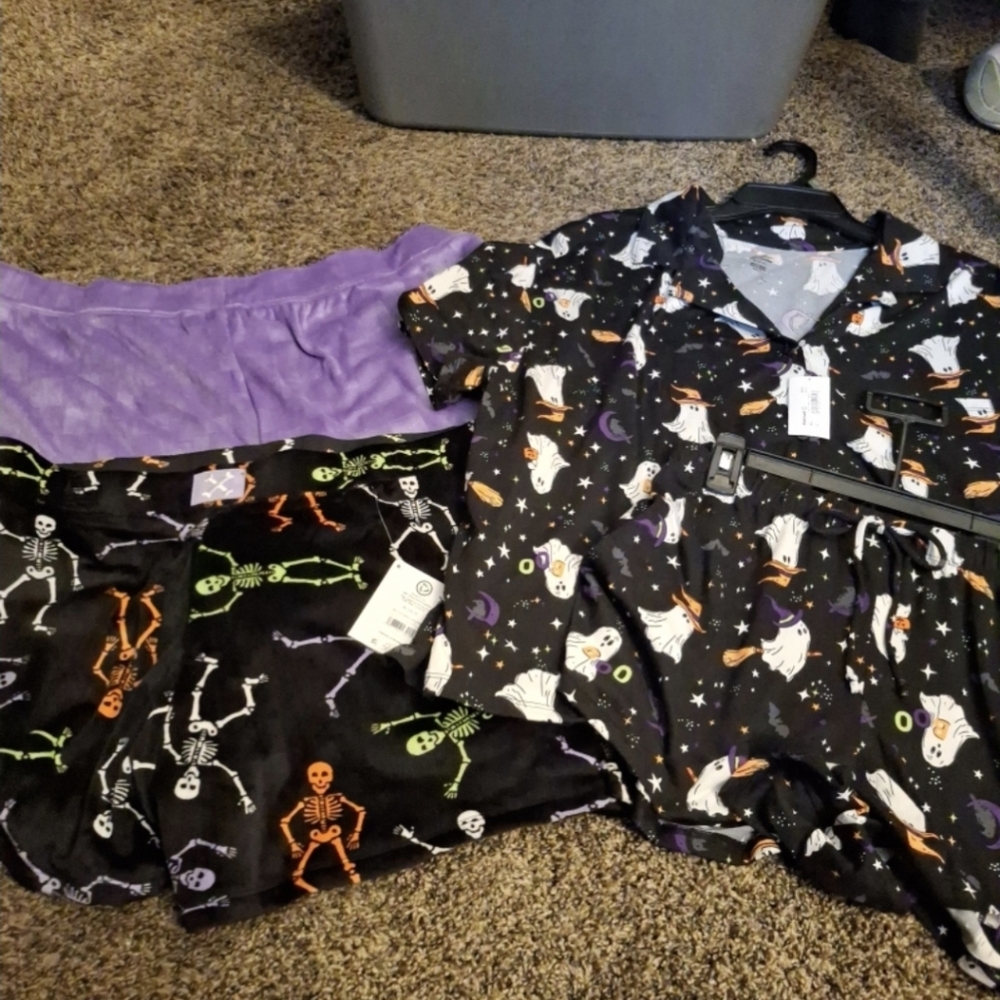 Nwt Halloween Pj Set
